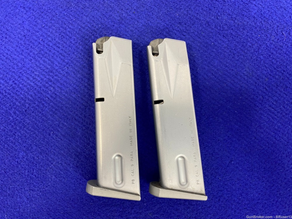 (2) Italian Made Clips Stainless 9 Para * QUALITY PROFICIENCY *-img-0