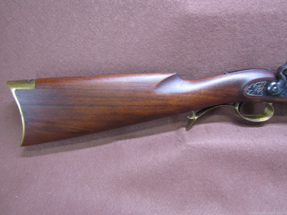Lyman Trade Rifle 50 Cal Black Powder Flintlock Rifle 28" Octagon-img-1