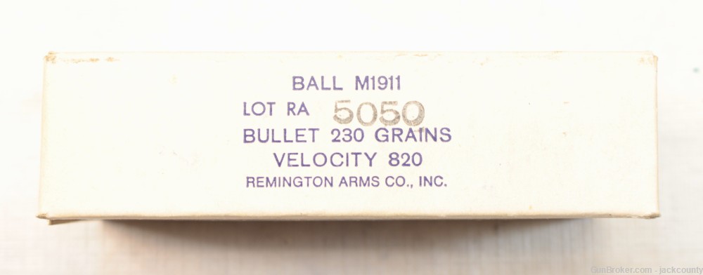 .45 ACP MATCH by Remington Arms 1965-img-2