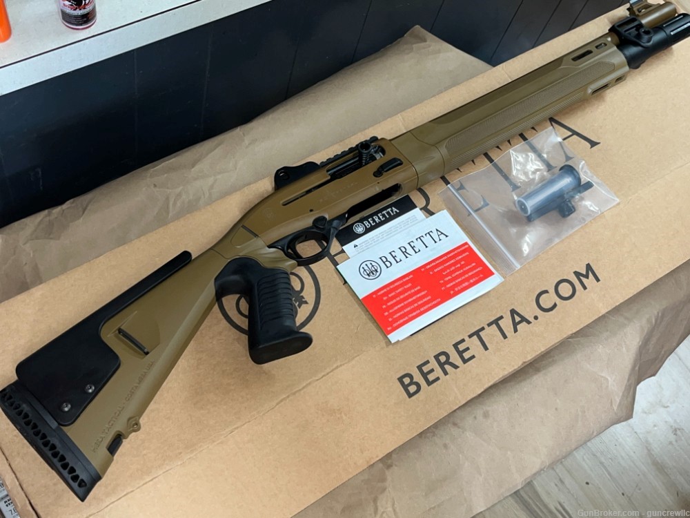 Beretta 1301 Tactical Mod 2 PG J131M2TP18F 12ga Mod2 18.5" FDE LAYAWAY-img-1