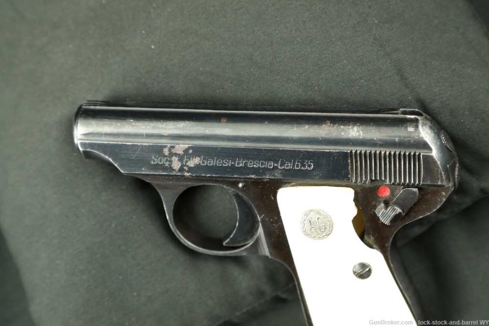 Galesi Brescia Vest Pocket .25 ACP 6.35mm Semi-Auto Pistol, 1965 C&R-img-14