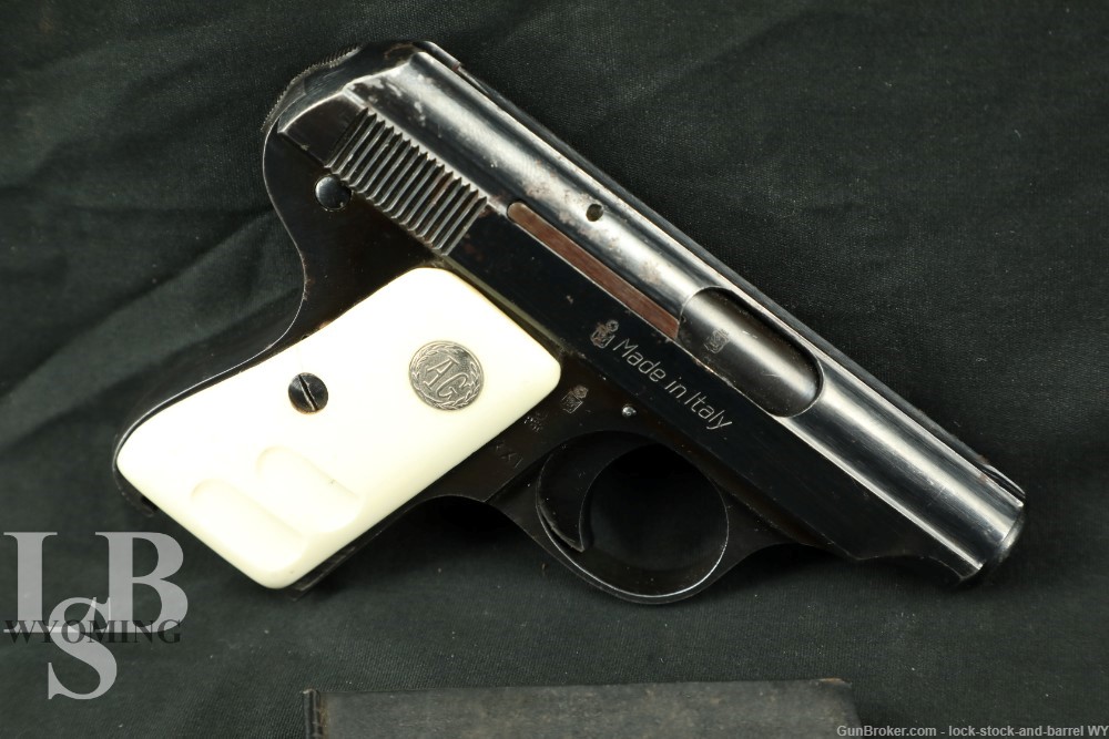 Galesi Brescia Vest Pocket .25 ACP 6.35mm Semi-Auto Pistol, 1965 C&R-img-0