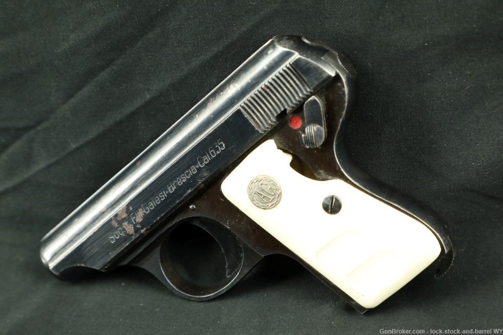 Galesi Brescia Vest Pocket .25 ACP 6.35mm Semi-Auto Pistol, 1965 C&R-img-4
