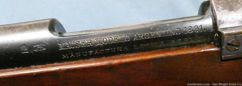 Argentine Mauser Model 1891 Bolt Action Rifle, 7.65x53mm-img-2