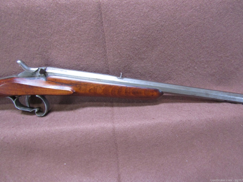 Antique Belgian Flobert 6 mm (?) Single Shot Rolling Block Rifle-img-2