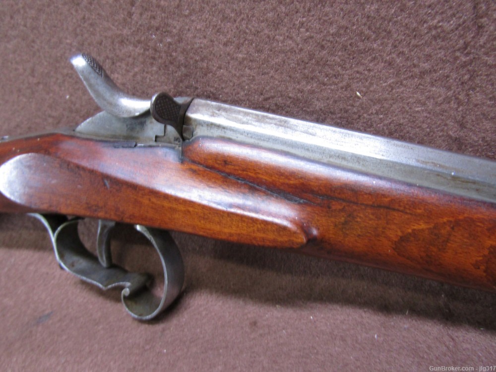 Antique Belgian Flobert 6 mm (?) Single Shot Rolling Block Rifle-img-21