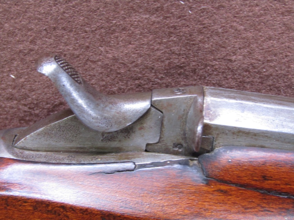 Antique Belgian Flobert 6 mm (?) Single Shot Rolling Block Rifle-img-8