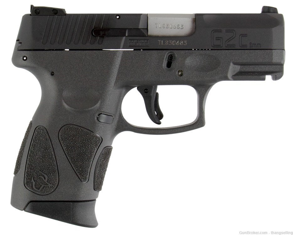 IN STOCK! NIB Taurus G2 9mm Pistol G2C Compact Concealed Carry 9 mm GRAY-img-0