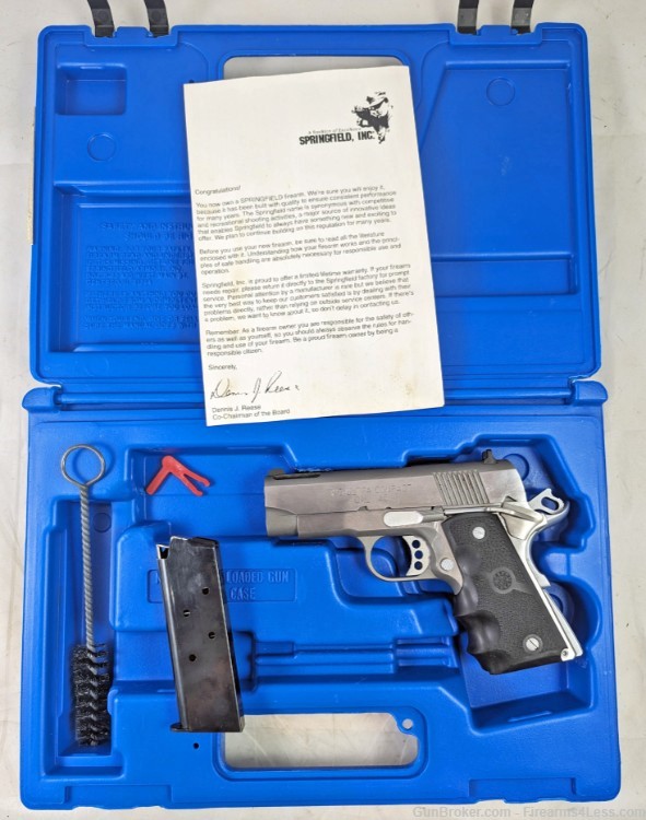Springfield Armory V10 Ultra Compact 45 ACP 3.5 Ported Stainless 6rd PB9171-img-0