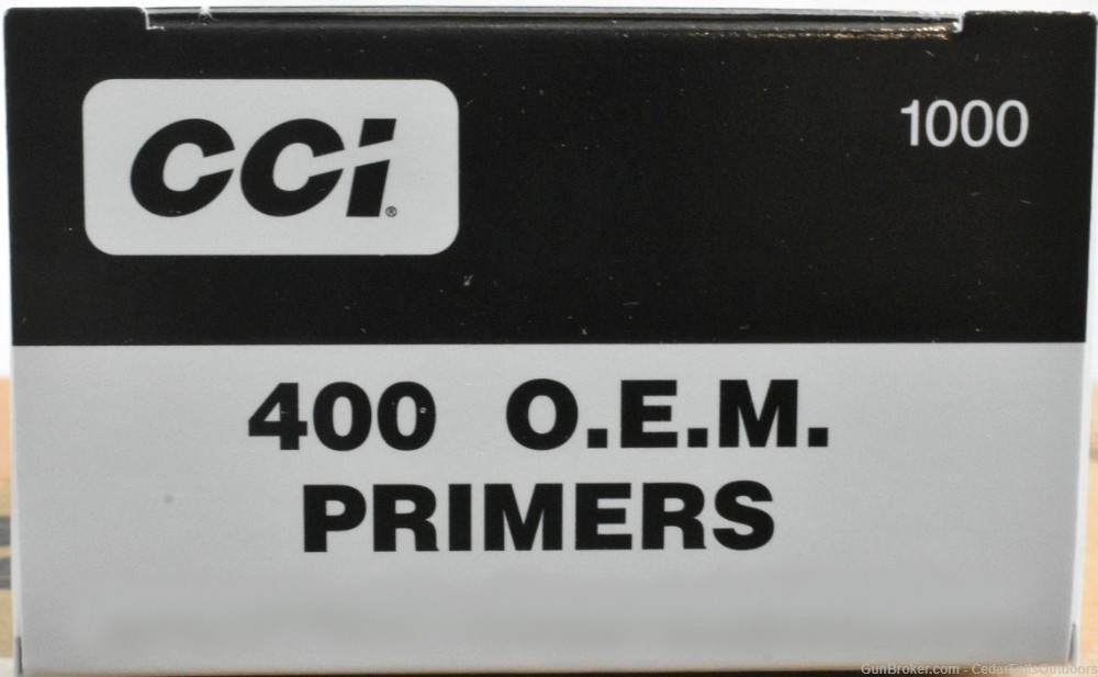 CCI #400 Small Rifle Primers 1 Case of 5000 Primers-img-1