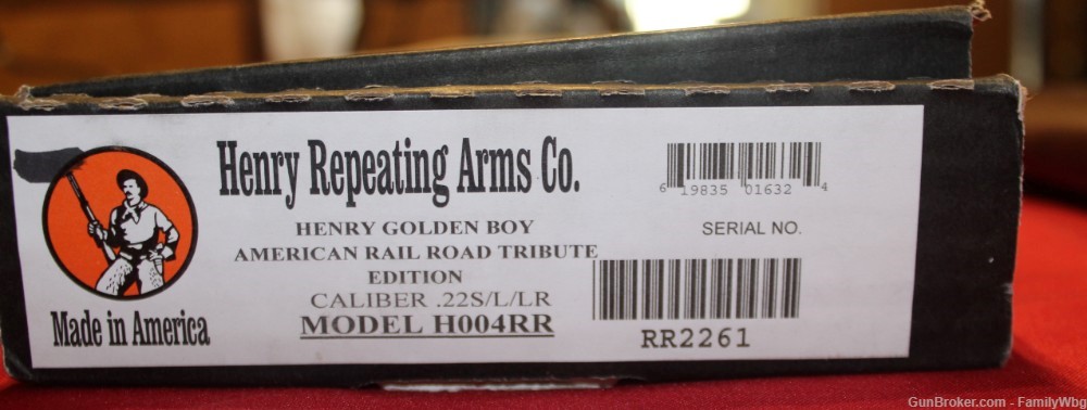 HENRY GOLDEN BOY AMERICAN RAIL ROAD TRIBUTE EDITION-img-1