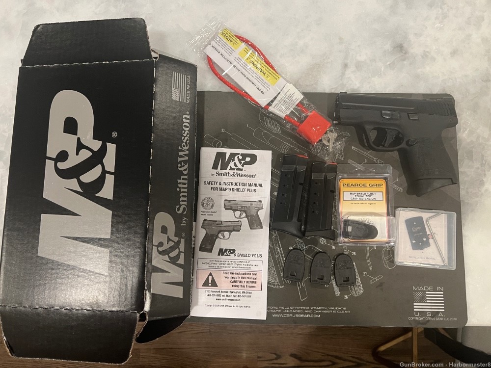 Smith & Wesson M&P9 Shield Plus with box, papers, and extras-img-0