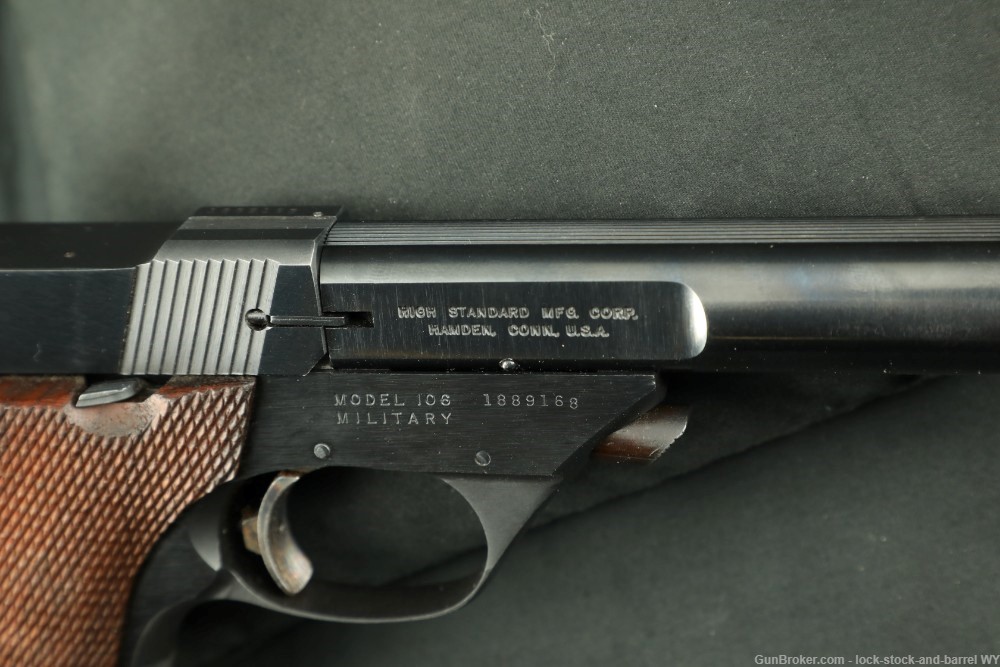 High Standard 106 Military Supermatic Citation .22 LR Semi-Auto Pistol, C&R-img-19