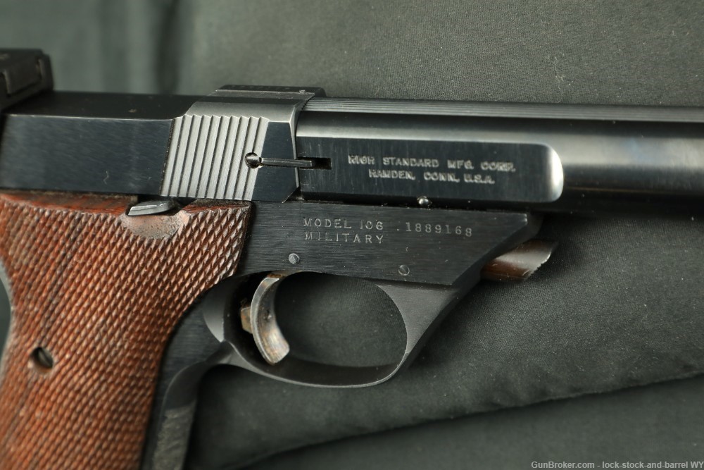 High Standard 106 Military Supermatic Citation .22 LR Semi-Auto Pistol, C&R-img-16