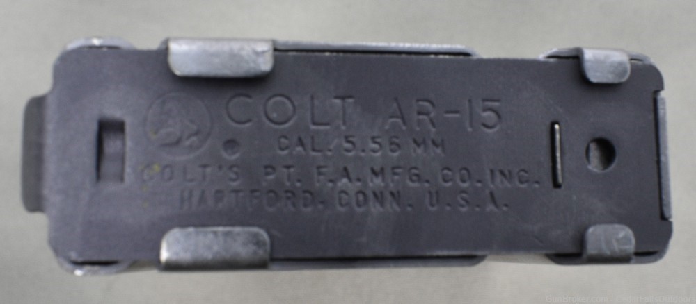 Colt AR 15 M16 20 Round Magazine UI Stamped-img-2