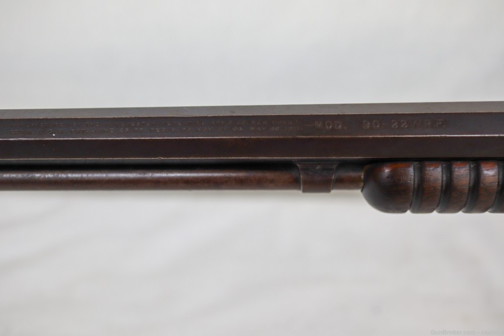 1925 Winchester Model 1890 .22WRF 24” Octagon Pump Action Rifle - Walnut-img-13