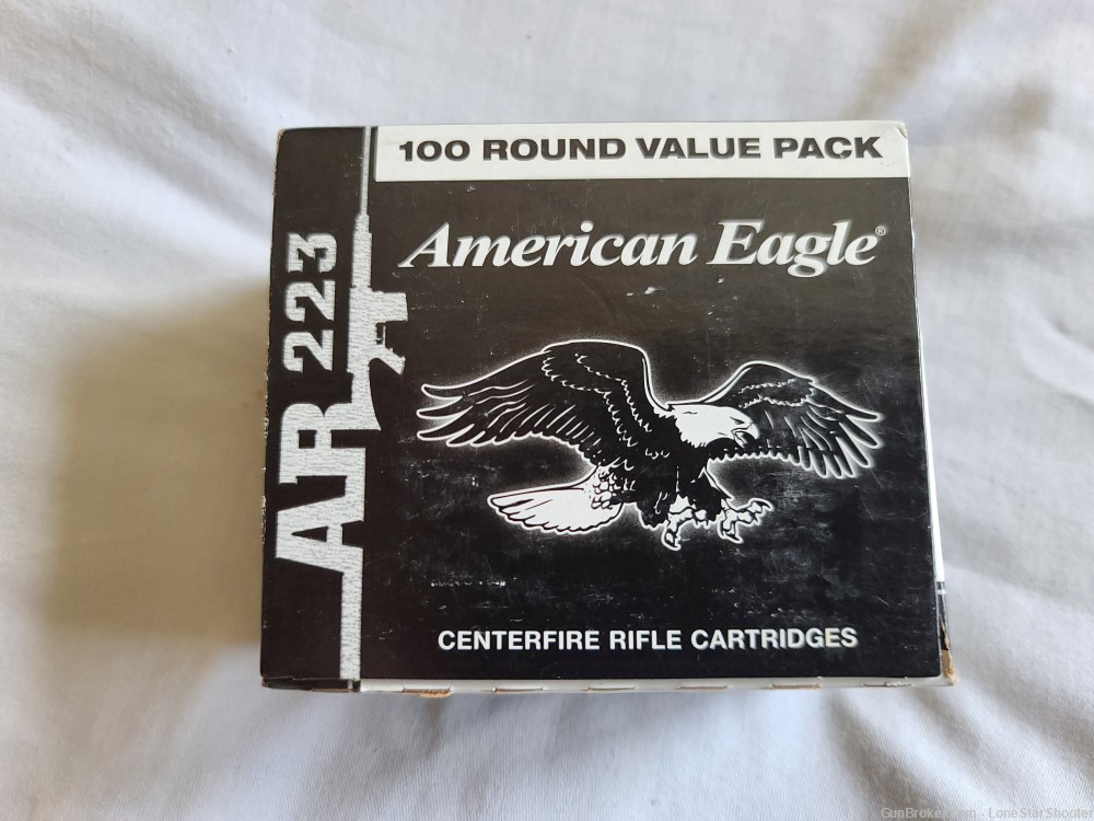 Federal "American Eagle" premium, 55 grain .223 ammo-img-0