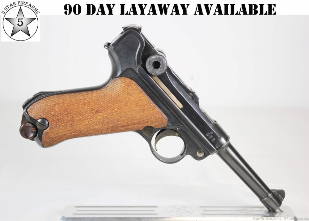 WWI 1918 ERFURT P08 9MM LUGER all Matching Numbers Layaway Available!-img-0