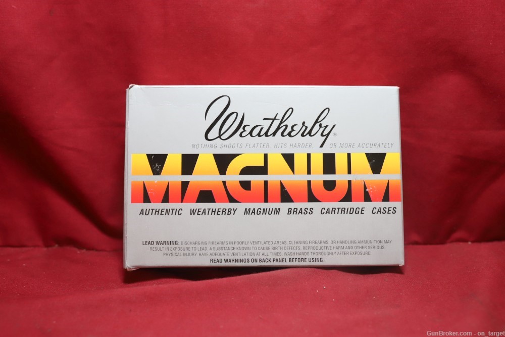 Weatherby Factory .340 Weatherby mag Unprimed Casings 20 Count -img-3