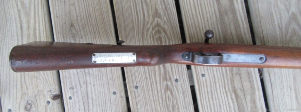  Rare WW11 DSM Mauser HJ Unit Tagged Training Rifle & HJ Shoulder Board-img-5