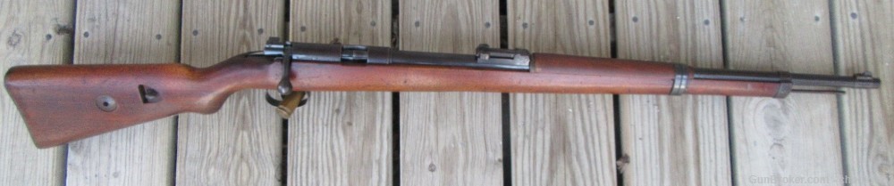  Rare WW11 DSM Mauser HJ Unit Tagged Training Rifle & HJ Shoulder Board-img-0