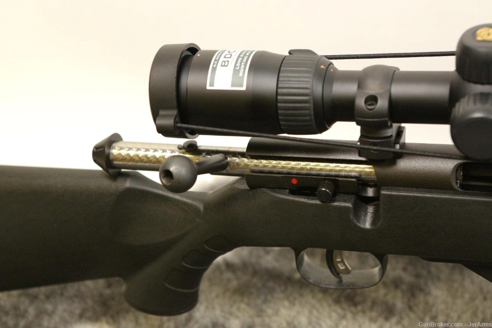 Savage M-25 17 Hornet 22" barrel bolt action rifle - bipod Nikon BDC Scope-img-10