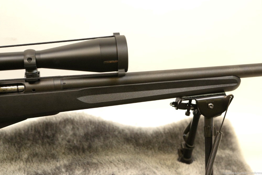 Savage M-25 17 Hornet 22" barrel bolt action rifle - bipod Nikon BDC Scope-img-7