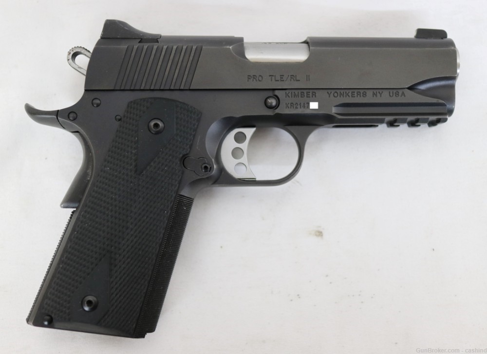 Kimber Pro TLE/RL II .45 ACP 4” S.Auto Pistol – Matte Black -img-10