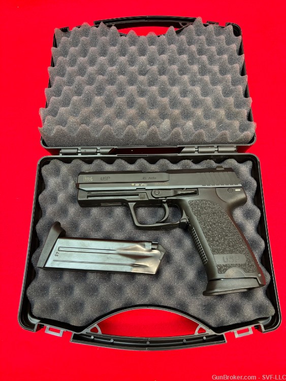 HK USP 45ACP Pistol 2007 2 Mags + Box Used Black V7 Variant 7 45 ACP DAO-img-0