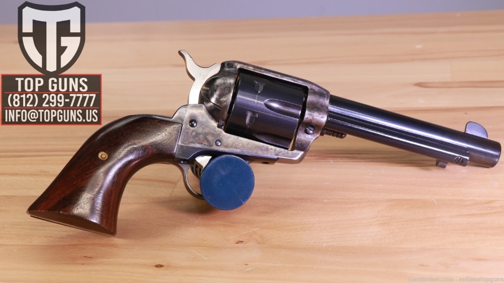 Penny Auction Ruger Vaquero .45 Long Colt 5.5 Inch Barrel 6-Rnd, Excellent-img-0