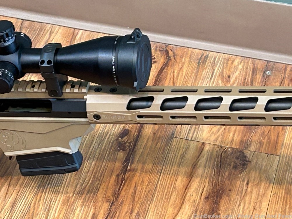 Like New Ruger Precision 6.5 Creedmore FDE 24 18046 W Leupold Scope-img-5