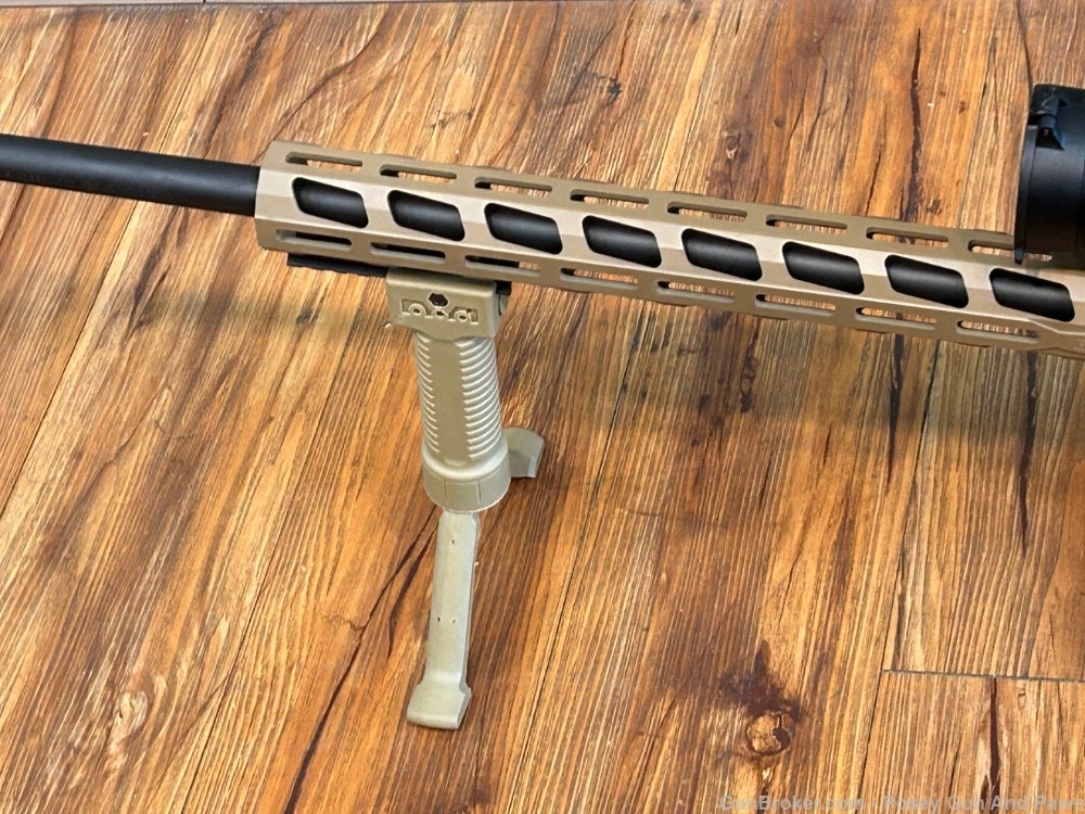 Like New Ruger Precision 6.5 Creedmore FDE 24 18046 W Leupold Scope-img-22