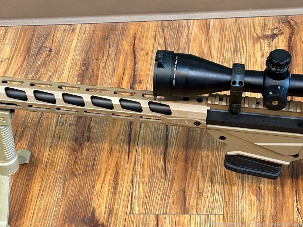 Like New Ruger Precision 6.5 Creedmore FDE 24 18046 W Leupold Scope-img-21