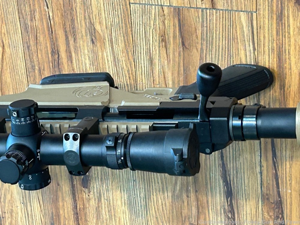 Like New Ruger Precision 6.5 Creedmore FDE 24 18046 W Leupold Scope-img-10