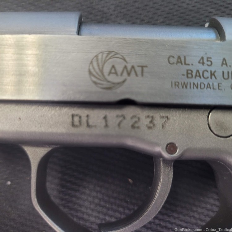 Used AMT Backup .45ACP Semi Auto Pistol -img-4