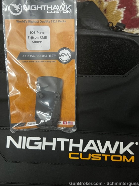 Nighthawk Bob Marvel Double Stack 9mm IOS cut Fluted hood W Trijicon Plate -img-10