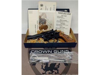 S&W 43 in 22lr, No Dash, Pre Lock, Pinned Barrel, w/ Box & Papers