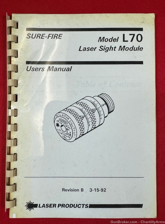 Vintage Surefire - Model L70 Laser Sight Module - New Old Stock-img-14