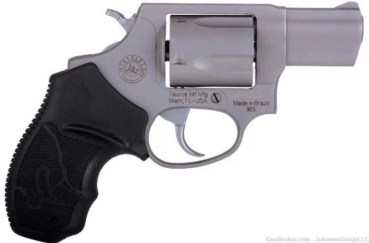 TAURUS 905 9mm Luger Matte Stainless 2 in. Soft Rubber grip, NEW-img-4