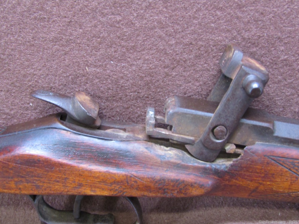Antique Belgian Flobert 22 Cal Single Shot Rifle-img-9