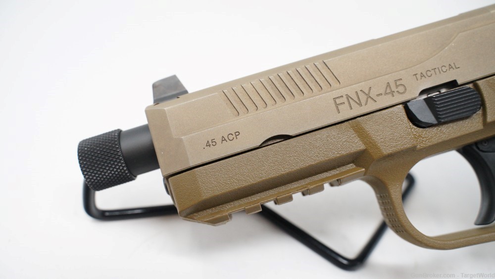FN FNX45 TACTICAL FLAT DARK EARTH 15 ROUNDS (19680)-img-13