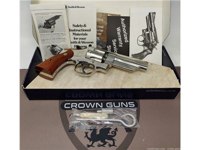 S&W 27 (27-2) in 357 Magnum, Nickel, Pre-Lock, EXCELLENT, w/ Box & Papers