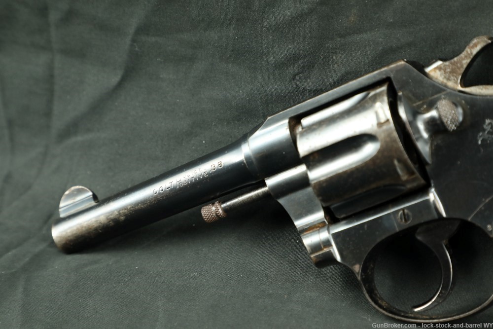 Colt Police Positive 4" .38 New Police/S&W Double Action Revolver, 1926 C&R-img-5