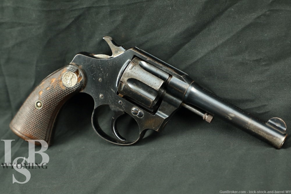 Colt Police Positive 4" .38 New Police/S&W Double Action Revolver, 1926 C&R-img-0