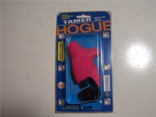 Hogue Tamer Pink S&W J Frame Rnd. Butt  (New)-img-0