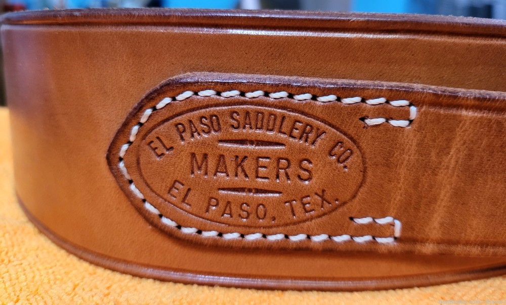 El Paso Saddlery Co Leather Belt .44/.45 cal (42-44" waist)-img-1
