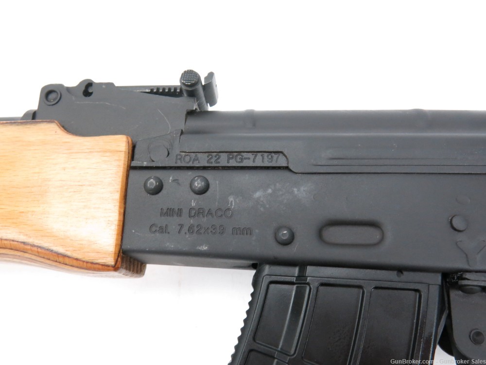 Cugir RomArm Mini Draco 7.5" 7.62x39 Semi-Automatic Pistol w/ Magazine-img-4