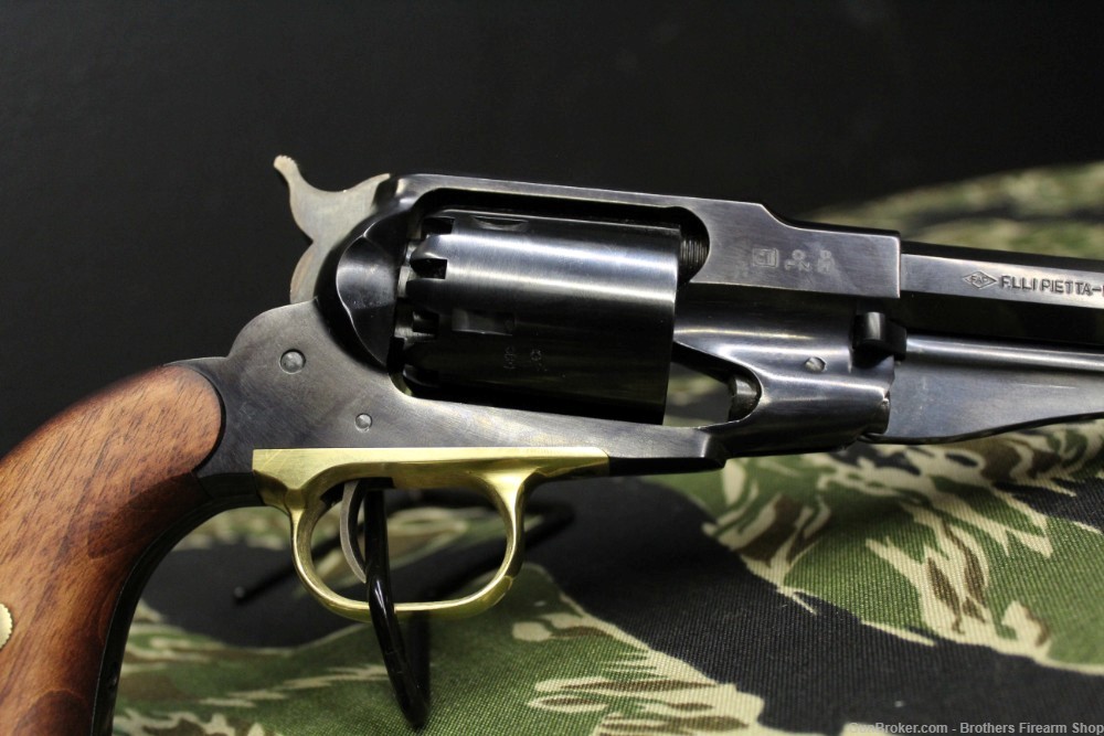 Pietta 1858 Remington Sheriff Blackpowder 44 Cal 5.5" Barrel Blued-img-15