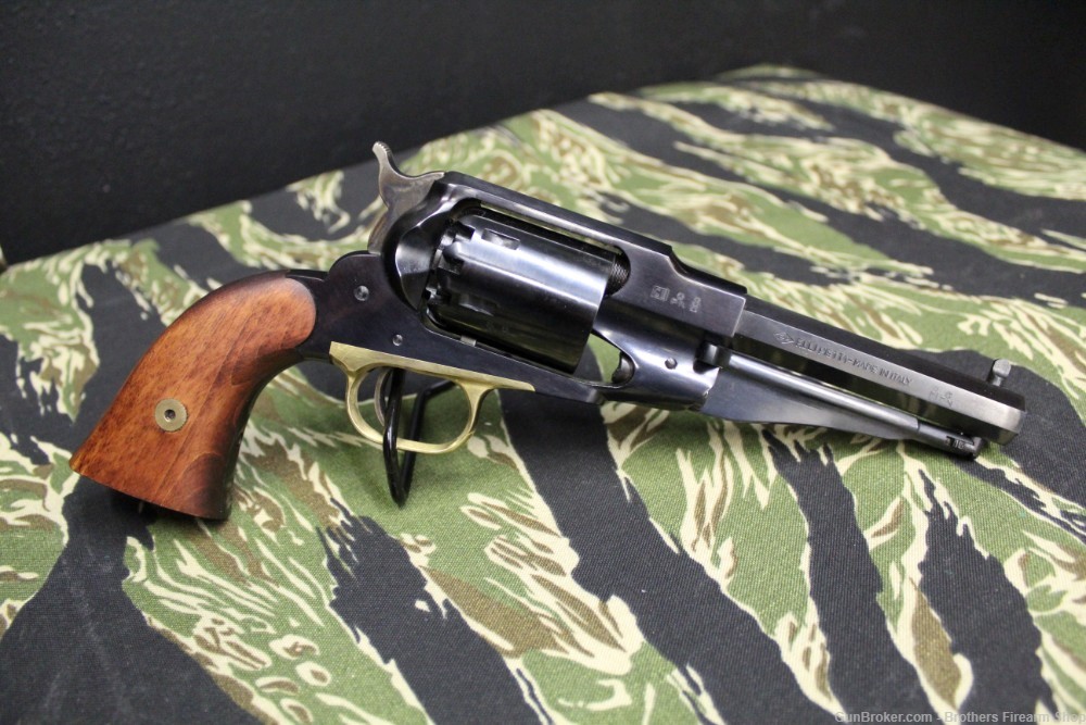 Pietta 1858 Remington Sheriff Blackpowder 44 Cal 5.5" Barrel Blued-img-8
