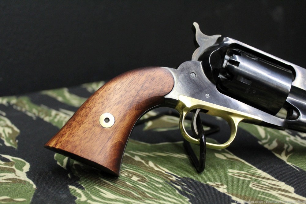 Pietta 1858 Remington Sheriff Blackpowder 44 Cal 5.5" Barrel Blued-img-7